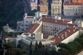 Aerial View (close-up) of the Prince's Palace, Monaco Royalty Free Stock Photo