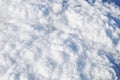 Aerial view of cloud texture