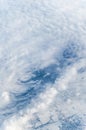Aerial view of clouds and citie Royalty Free Stock Photo