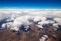 Aerial View - Clouds over Andes Mountains in Cusco