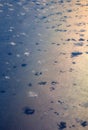 Aerial view of clouds over ocean Royalty Free Stock Photo