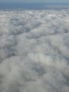 Aerial view of clouds Royalty Free Stock Photo