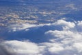 Aerial view of cloudscape Royalty Free Stock Photo