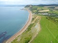 Coast at Eype in Dorset, England Royalty Free Stock Photo