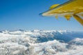 Aerial view on Coast mountains near Whistler