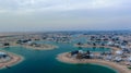 an aerial view of the coastline and sea shore of a beach town