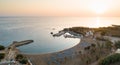 Aerial Agia Triada beach, Protaras, Cyprus Royalty Free Stock Photo