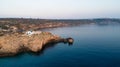 Aerial Agioi Anargyroi Chapel, Cavo Greco, Cyprus Royalty Free Stock Photo