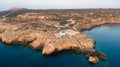 Aerial Agioi Anargyroi Chapel, Cavo Greco, Cyprus Royalty Free Stock Photo