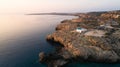 Aerial Agioi Anargyroi Chapel, Cavo Greco, Cyprus