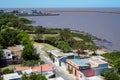 Aerial view of Colonia in Uruguay