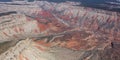 Aerial view of Colorado grand canyon, Arizona, Royalty Free Stock Photo