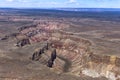 Aerial view of Colorado grand canyon Royalty Free Stock Photo