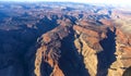 Aerial view of Colorado grand canyon, Arizona, usa Royalty Free Stock Photo