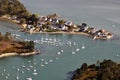 Aerial view of Conleau in Morbihan, France