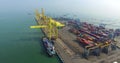 Aerial Container port Tanjung Emas Semarang