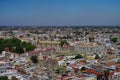 Aerial view of Convent of San Gabriel Royalty Free Stock Photo