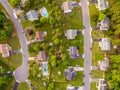 Aerial view of a Cookie Cutter Neighborhood