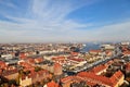 Aerial view of Copenhagen