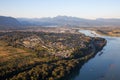 Aerial view of Coquitlam Royalty Free Stock Photo