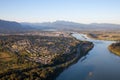 Aerial view of Coquitlam Royalty Free Stock Photo