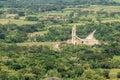 Aerial view of Coromoto Sanctuary. Portuguesa State