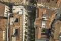 Aerial View of Corso del Popolo in Rovigo City Royalty Free Stock Photo