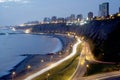 view of costa verde bajada armendariz modern and luxurious buildings at night miraflores beaches lima peru