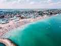 Aerial View Of Costinesti Beach Resort In Romania