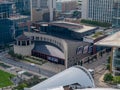 Aerial View Of The Country Music Hall Of Fame And Museum Located In Nashville Tennessee Royalty Free Stock Photo