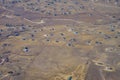 Aerial view of country road Royalty Free Stock Photo