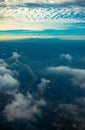 Aerial view of the country side of Japan