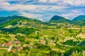 Hills in Zagorje region, Croatia. Royalty Free Stock Photo
