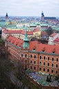 Aerial view of Cracow Poland