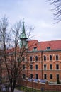 Aerial view of Cracow Poland