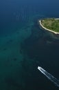 Aerial view - Croatia - Istria - Vrsar Royalty Free Stock Photo