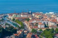 Aerial view of Croatian city Rijeka