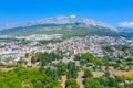 Aerial view of Croatian town Solin Royalty Free Stock Photo