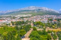 Aerial view of Croatian town Solin Royalty Free Stock Photo