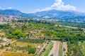 Aerial view of Croatian town Solin Royalty Free Stock Photo