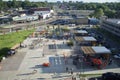 Aerial View of the Crosstown Concourse Celebration, Memphis, Tennessee Royalty Free Stock Photo