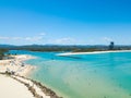 An aerial view of Currumbin Alley on the Gold Coast in Queensland, Australia Royalty Free Stock Photo