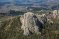 Aerial View of Custer State Park, SD Royalty Free Stock Photo
