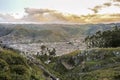 Aerial View of Cuzco Peru Royalty Free Stock Photo