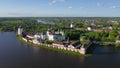 Aerial view of Cyril-Belozersky Monastery, Kirillov, Russia