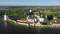 Aerial view of Cyril-Belozersky Monastery, Kirillov, Russia