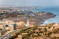 Aerial view of Dakar