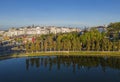 Aerial view of Dalat city. The city is located on the Langbian Plateau Royalty Free Stock Photo