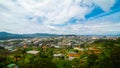 Aerial view of Dalat city, Vietnam