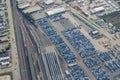 Aerial view of the Dallas city downtown cityscape Royalty Free Stock Photo